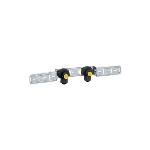 Geberit PushFit Anschlusswinkel 16mm x 1/2" 2-fach vormontiert,schallgedämmt RG GE