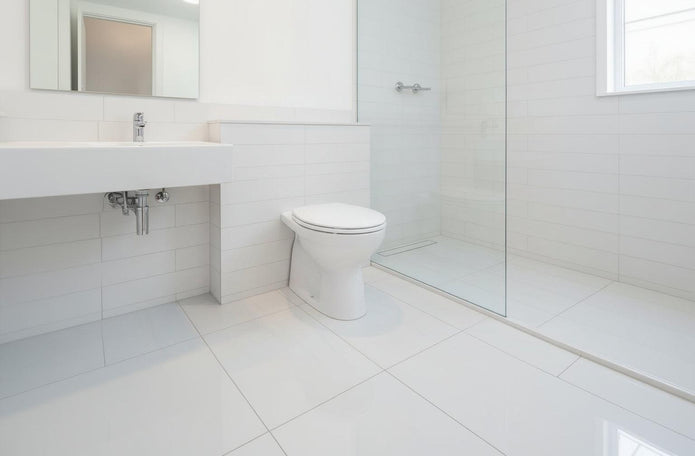 Stand WC Abgang waagrecht spülrandlos