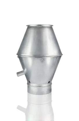 Deflektorhaube Rund mit Muffe