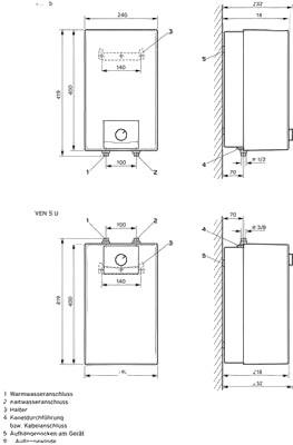Übertisch Boiler