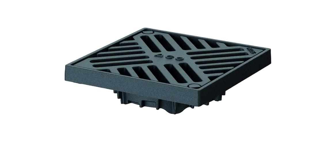 ACO Aufsatzrahmen Passavant Spin mit Rost/Parkdeck DN70/DN100 quadratisch