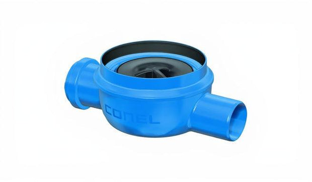 DRAIN Bodenablauf DN 50, waagerecht, superflach, Zulauf
