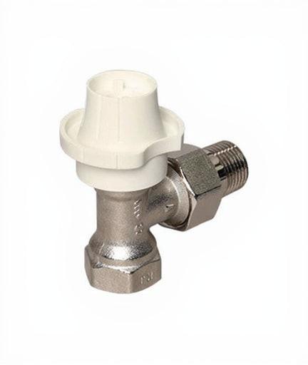 COSMO Ventiluntert.DN 15 Eck 1/2" x 1/2" stufenlos einstellbar M30x1.5 vernickelt
