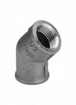 Winkel Bogen 45° Rotguss i/i