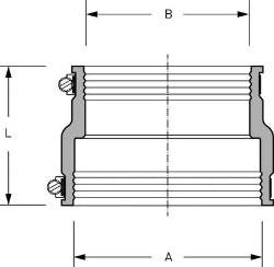 CONEL Gummi Adapterkupplung DRAIN LINK