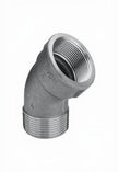 Winkel Bogen 45° Rotguss i/A