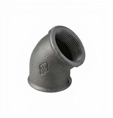 Winkel Bogen 45° schwarz i/i