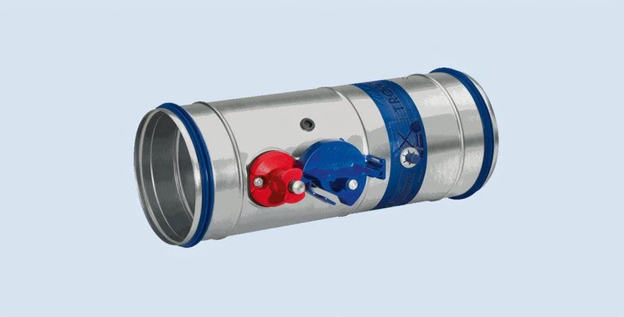 Brandschutzklappe Trox FKRS-EU mit Schmelzlot Auslösetemperatur +72°C