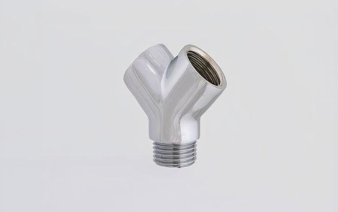 Gabelstück AG 1/2" x IG 1/2" x IG 1/2" f.einfache Zapfstellen verchromt
