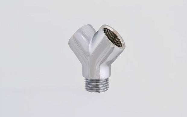 Gabelstück AG 1/2" x IG 1/2" x IG 1/2" f.einfache Zapfstellen verchromt