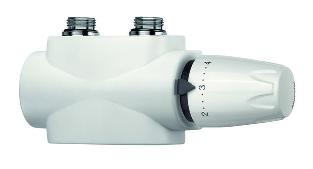 Heimeier Multilux 4-Set f.Durchgang/Eck DN 20 weiss 1/2" IG und 3/4" AG