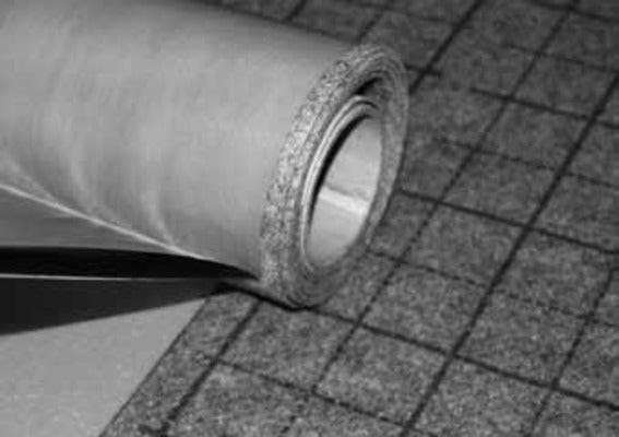 Klettmatte 2mm zum Aufkleben auf bauseits verl.Dämmung 1050 x 20000 x 2mm