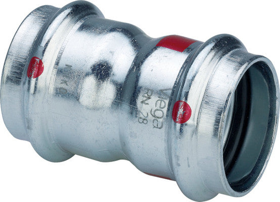 Prestabo-Muffe Stahl unlegiert,verzinkt, Pressanschluss