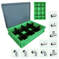 Paket Fittingbox C-Stahl V Fittinge