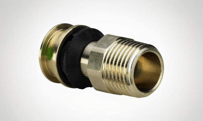 Übergangsstueck Raxofix Siliziumbronze Außengewinde, m.Pressanschluss