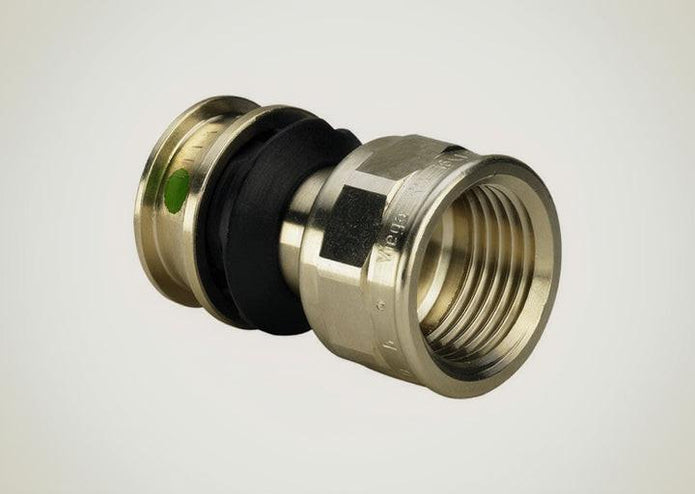 Uebergangsstueck Raxofix Innengewinde Siliziumbronze, m.Pressanschluss