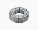 PE-RT-Rohr Raxofix silbergrau m. 13mm Rundumisolierung