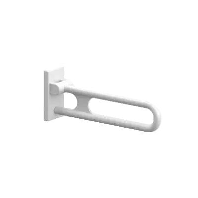 Stützklappgriff Nylon weiß Ausladung 600mm