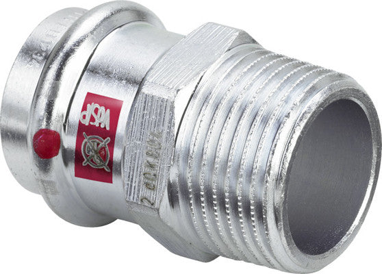 Prestabo-Übergangsstück Außengewinde Stahl unlegiert,verzinkt, Pressanschluss