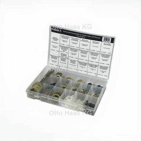 Universal-Dichtungskoffer für Sanitär, Solar und Heizung (240 Stück)