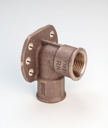 Wandscheibe Rotguss 1/2"