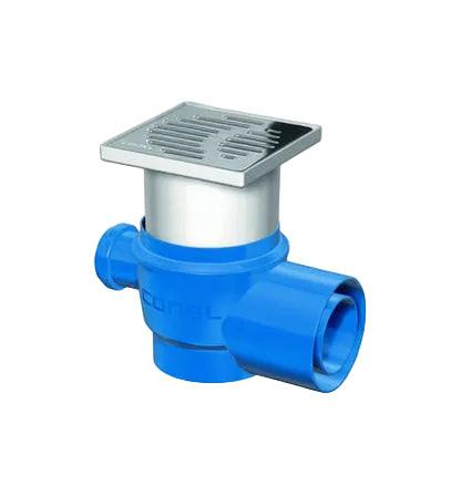 DRAIN Bodenablauf DN 70 / 100, waagerecht