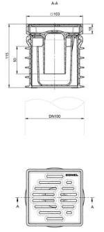 DRAIN PLUS Renovierungsablauf DN 100.